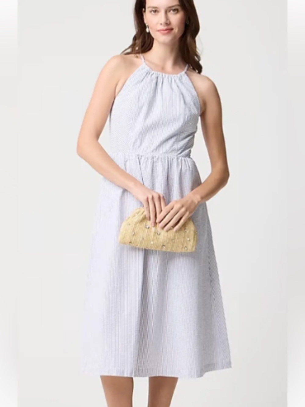 J.CREW Seersucker Dress - size 12